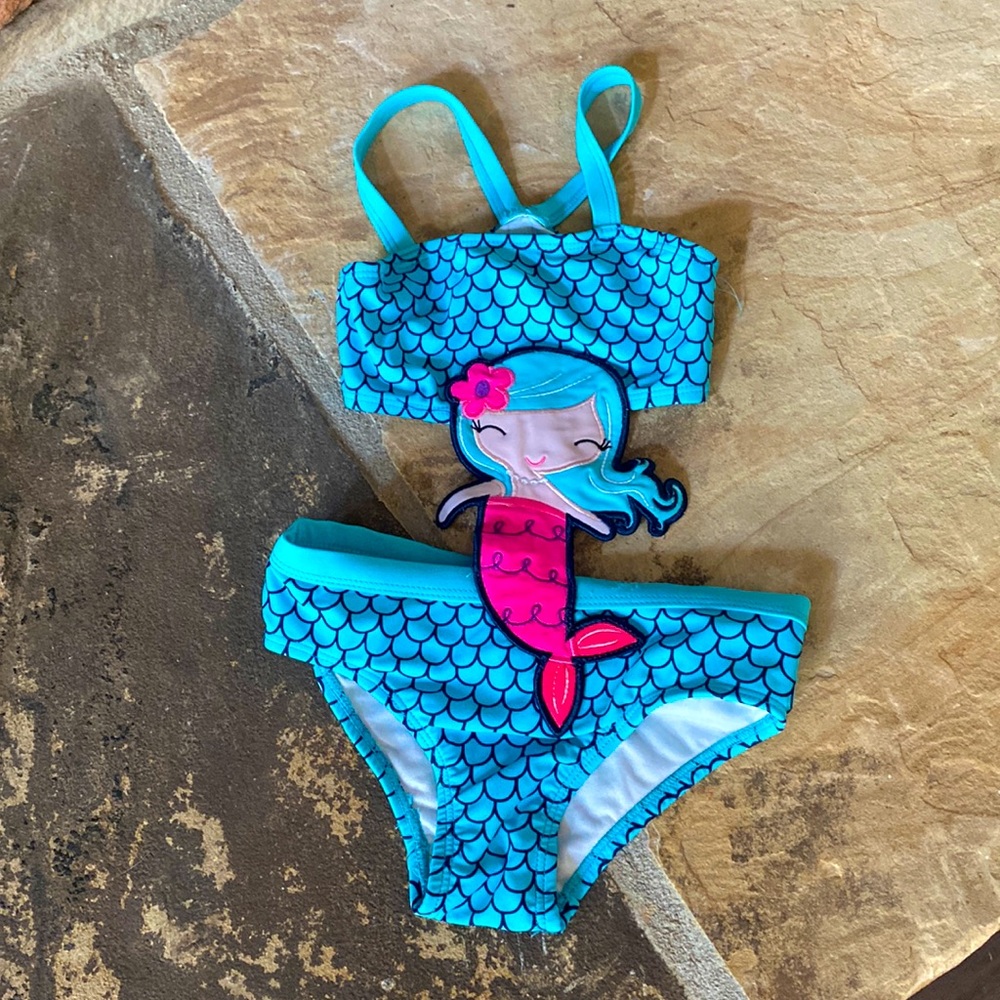 NWOT Koala kids mermaid one piece bikini 2T